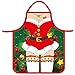 Tablier à Bavette Tablier De Cuisine Tablier ImperméAble PèRe NoëL Tablier De NoëL DéCoration De NoëL Tablier De Costume pour La Restauration Cuisine Cuisson Barbecue Accessoires De Costume De Noel