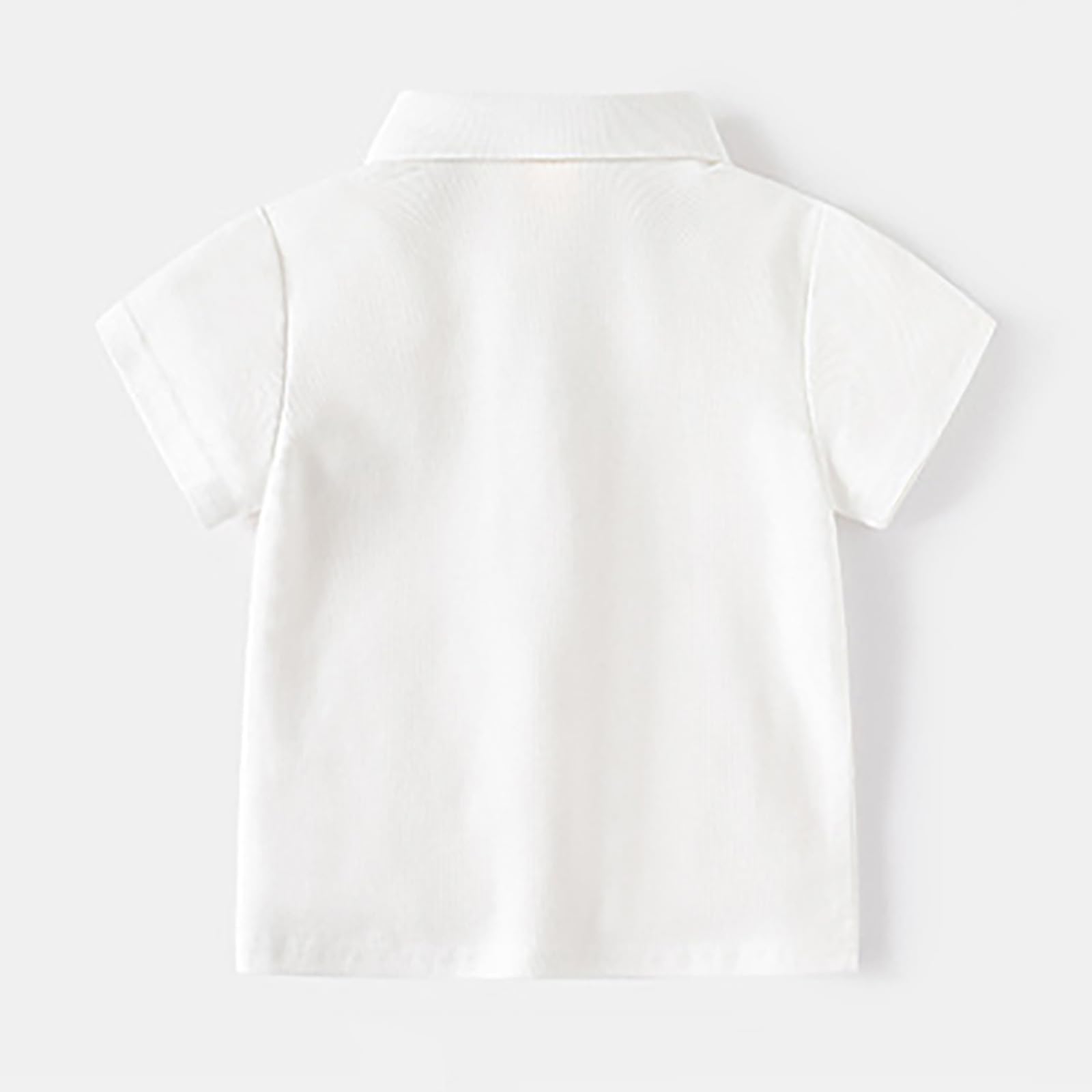 Generisch T-shirt pour enfant - Polo pour garçon - En coton piqué - Pour l'école - Manches courtes