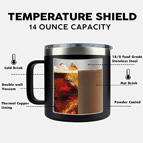 Wecacyd Thank You Gifts For Women Men - Chaos Coordinator Gifts, Teacher Appreciation Gifts - Unique Birthday Gift For Women, Boss Lady, Coworker, Mom, Dad, Friends, Nurse - 14Oz Black Tumbler Mug #TOP3