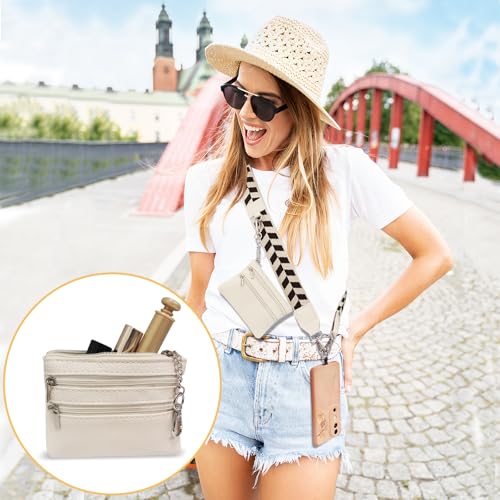 Evita robos y caídas: cordón para teléfono celular con cartera ajustable cruzada para hombre 4