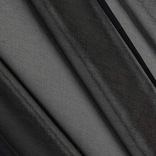 AK TRADING CO. 120" Wide (10ft Wide) X 10 Yards Roll - Sheer Voile Chiffon Fabric - Perfect for Draping Panels and Masking for Weddings, Parties & Events, Tent Draping