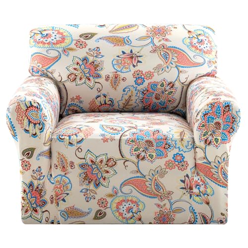 H.VERSAILTEX Floral Pattern Chair Cover