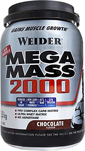 Weider Mega Mass 2000 - 1,5kg Chocolate