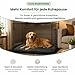 EpicRove Hundematte für Hundebox – RovePad Cozy Hundekissen, 6cm Dicke Crate Comfort Pad aus Samt, rutschfeste PVC-Unterseite & Waschbar, Grau, M