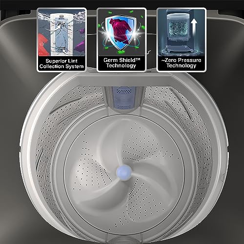 Image of Godrej 7 Kg 5 Star Fully-Automatic Top Load Washing Machine Appliance With Roller Coaster Wash (WTEON ALR C 70 5.0 ROGR, Royal Grey)