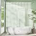 Amazer Shower Curtain, 72" W x 78" H Clear EVA 5G Bathroom Shower Curtain No Smell with Rustproof Grommets Holes