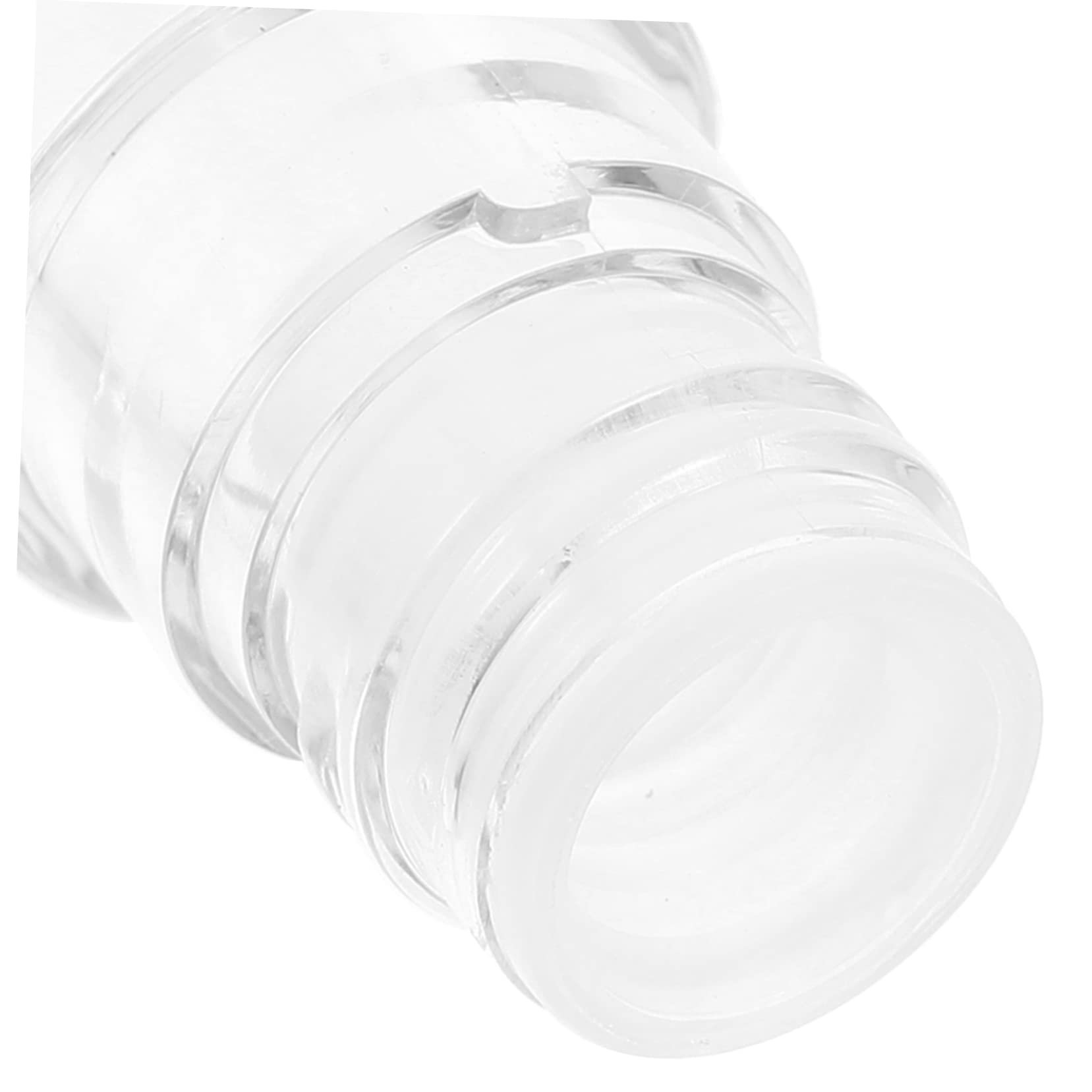 Tubo per Gloss Labbra Rotondo 5ml in Abs Bianco, 10 Pezzi | Superficie Liscia, Aspetto Trasparente, senza Bave, Formato Mini per Campioni e Ricarica