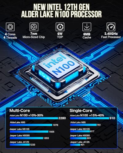Image of HP Pavilion 15.6 Laptop Computer for Daily Work & Student Home Study, Lifetime Office 365, Intel N100, 8GB RAM, 256GB SSD, Fast Charging, Long Battery Life, Windows 11 Home