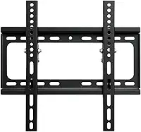 Suporte para TV Forte até 50kg - Aço Reforçado para TVs 26-63 Polegadas - Suporte de Parede Fixo Preto com Nível e Inclinação - Universal para Todas Marcas de Televisão Gurumania