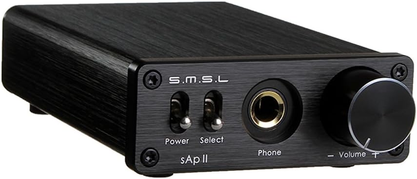 SMSL SAP-II PRO Headphone Amplifier Portable High Fidelity AMP 3.5mm/RCA 6.35mm Black