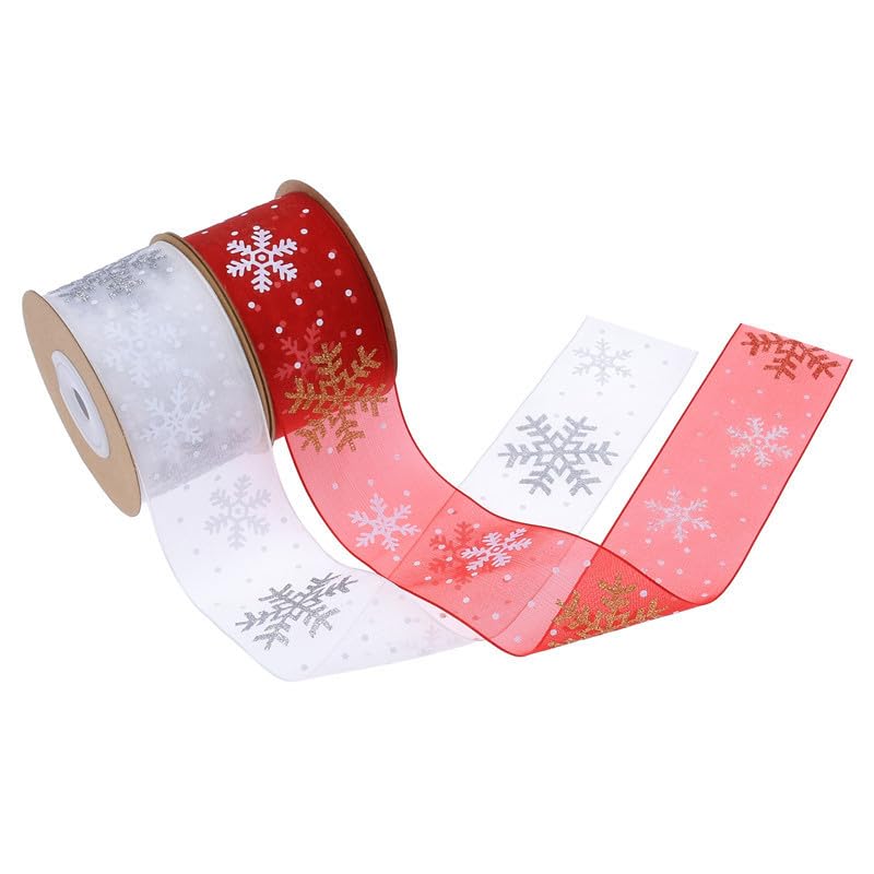 Nastro Nastro di seta 10/20 Yard * 38mm Nastro di seta chiffon largo rosso for confezioni regalo Bouquet di fiori Nastro da imballaggio for la realizzazione di inviti con nastro di chiffon(Red,38mm*20