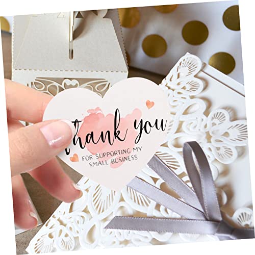 Cartes de remerciement cœur Healeved pour fidéliser vos clients