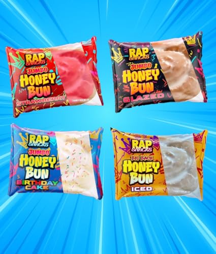 Rap` Snacks Big Back 4 oz Variety Pack Honey Buns;...