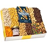Nuts.com Supreme Gift Box – Large Gourmet Snack Mix Assortment for Fall, Thanksgiving and Holiday Gifts – 6Lb Care Package Includes a Variety of Nuts, Chocolate Covered Pretzels, Popcorn & Candy