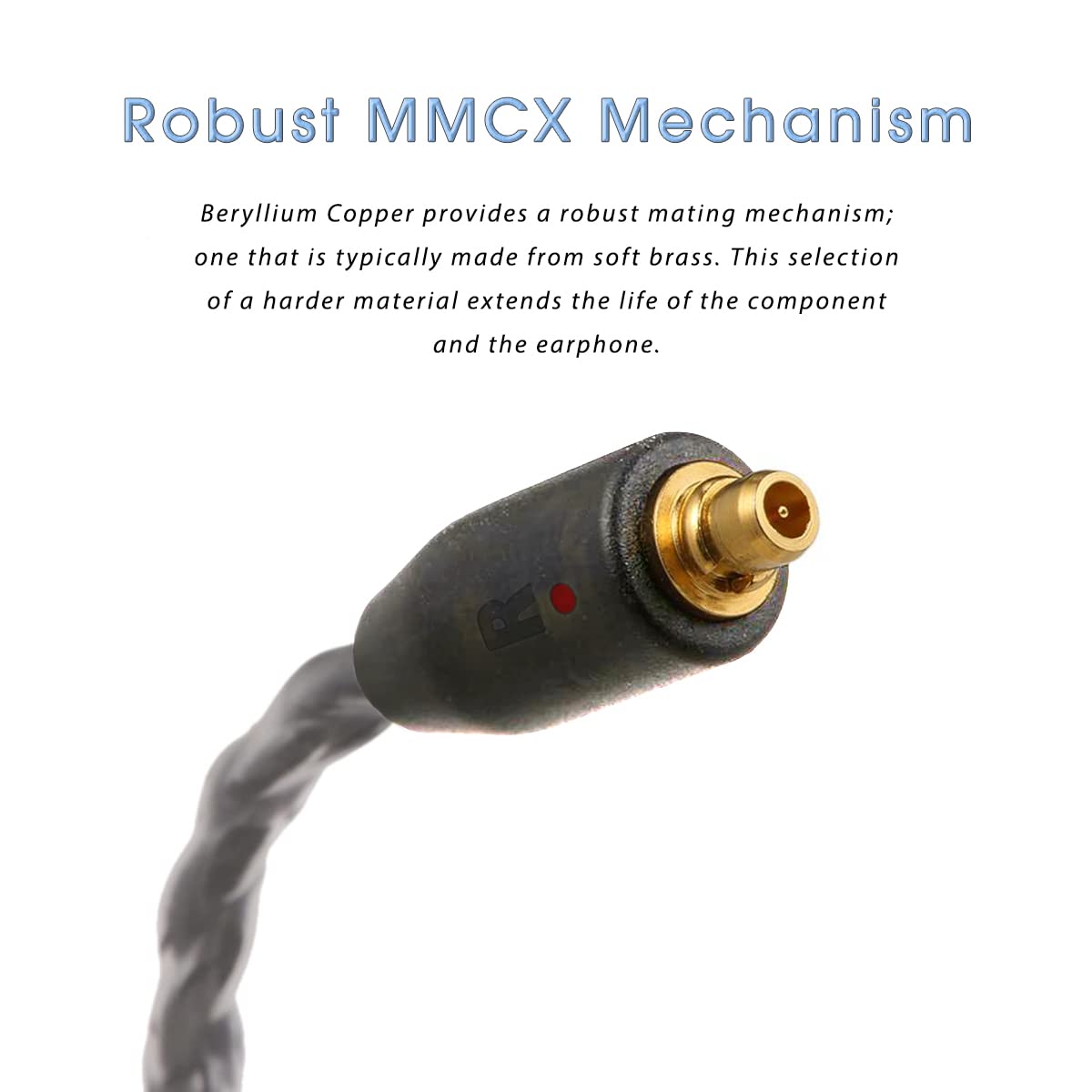 campfire audio super smoky litz iem cable mmcx cable replacement headphone cable 3 5mm trs connector