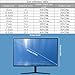 WSDAV HD Blue Light Blocking Screen Protector Panel for 15-18.5 inch Diagonal LED PC Monitor Laptop Screen Anti Blue Light Anti UV Eye Protection Filter Film,15in 4:3