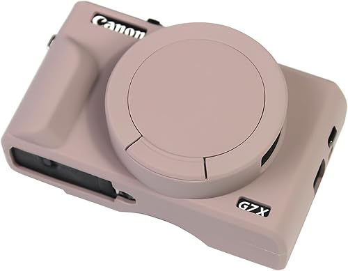 Miniatura 9 de Easy Hood Funda para cámara digital Canon Powershot G7 X Mark III, funda protectora de silicona suave con marcador de botón Funda extraíble para