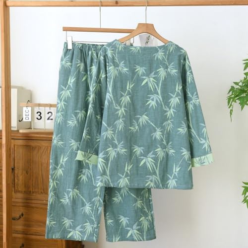 Pyjama en coton boutons perlés pour des soirées douces chez soi
