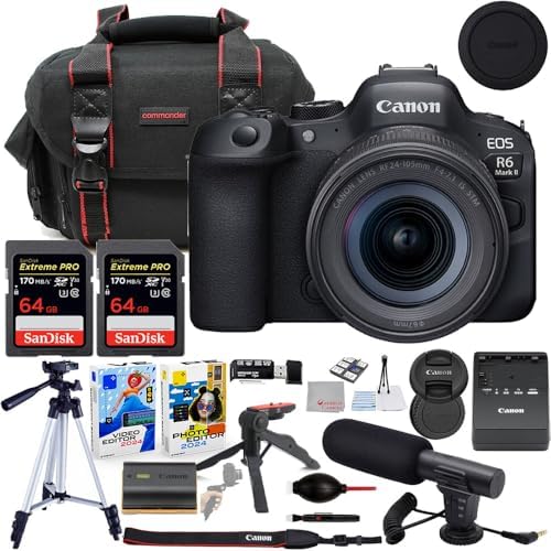 Canon EOS R6 Mark II Mirrorless Camera with RF 24-105mm STM Lens ...