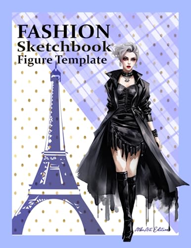 Fashion Sketchbook Figure Template: 330 Large Female Figure Template with Project Details for quickly & easily Sketching Your Fashion Design Styles: ... Pattern Colors and Notes. Big Size: 8.5