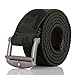 Produktbild PIDAIKING Gürtel Canvas Gürtel Männer Frauen Gürtel Metallschnalle Armee Taktische Gürtel Für Männer Jeans Beste Qualität Militärischen Gurt Männlich Schwarz, 140 cm