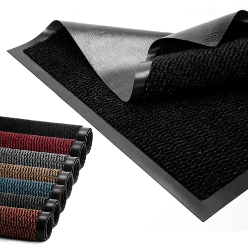 BLADO Door Mat Barrier Mat Non Slip Rubber Mats Washable Light Weight Heavy Duty | Floor Mats Kitchen Rugs Dirt Trapper Doormat Entrance Rug Shoes Scraper Super Absorbent Carpet