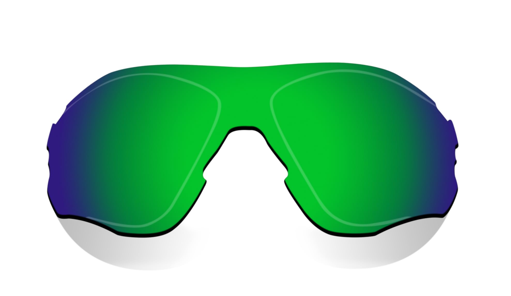 Lentes de repuesto polarizadas de 1,5 mm para gafas de sol Oakley EVZero Path OO9308 - MultiOptions