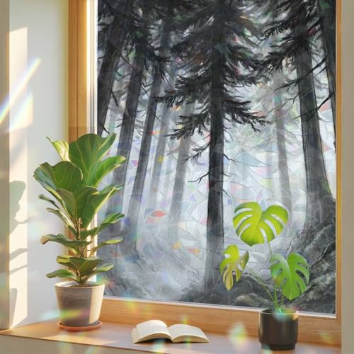 Película decorativa para ventana Jacciiper 17.7 x 78.7 pulgadas miniatura 1