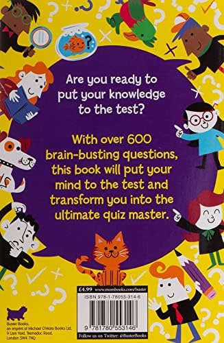 Quiz Book For Clever Kids + Word Searches For Clever Kids + Brain Gaming For Clever Kids + Mental Maths Games for Clever Kids + Logic Games For Clever Kids - [Set Of 5 Books] [Product Bundle] Farnsworth Lauren; Moore Gareth and Buster books [Product Bundle] Farnsworth Lauren; Moore Gareth and Buster books