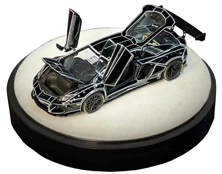 Amazon | PGM 1/64 LB LP 700 Tron Black - Rotating display (回転