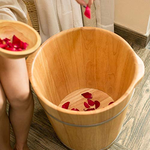 Balde de Madera para Baño de Pies Spa Masaje miniatura 3