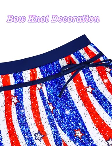 Image of Girls Swimsuits 2 Piece Summer Boyshort Bathing Suit Rash Guard Swimwear for Kids Child Beach with Sun Protection
