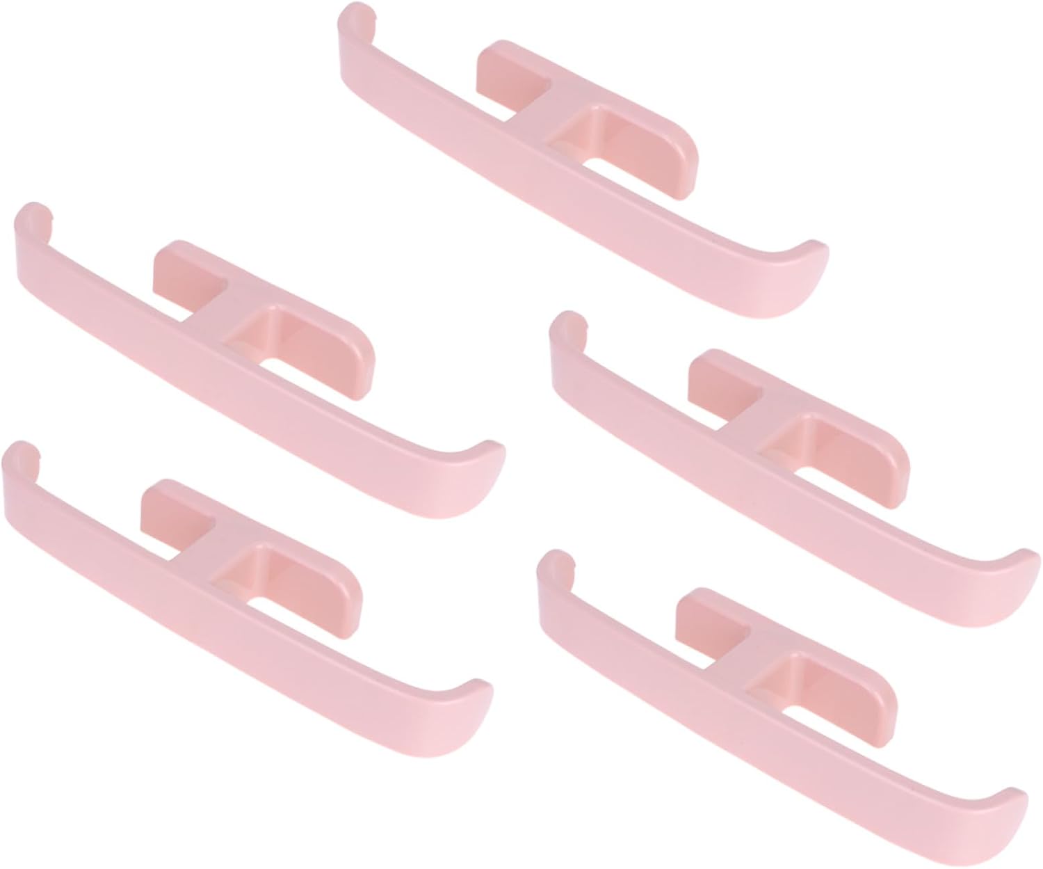 Alipis 5pcs Slipper Rack Storage Wall Mounted Shoes Organizer Door Shoe Hangers Sticky Plastic Hanging Storage Rack Display for Home