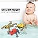 ValeforToy Frog Toys,4.5 Inch Assorted Rubber Frog Sets(6 Pack),Super Stretches Material TPR with Gift Bag,Realistic Frog Figure Toys for Boy Kids Bathtub