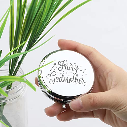 Lywjyb Birdgot Miroir de maquillage compact inspiré du film pour marraine - Cadeau de baptême pour elle – vue 5