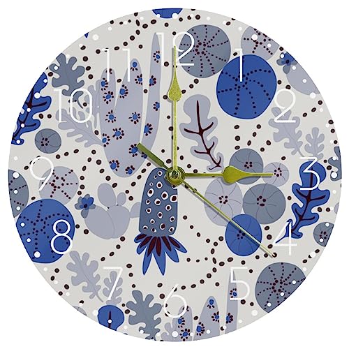 Horloge murale en acrylique design abstrait haut de gamme - 2