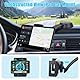 EEEKit Auto Tablet Halterung Armaturenbrett, 360° Auto iPad Halterung Saugnapf für 4.6-12.9zoll Tablet Smartphone, Schwarz