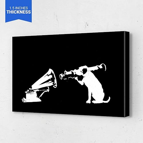 Miniatura 59 de Banksy Graffiti Street Art Colecciones de lienzos de arte callejero. Listo para colgar. Fabricado en Estados Unidos #4#5