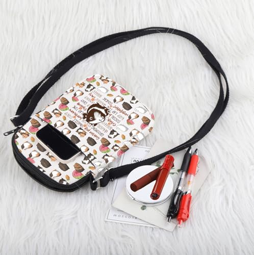 CMNIM Guinea Pig Gifts for Guinea Pig Lovers Guinea Pig Crossbody Bag Hamster Gifts for Guinea Pig Owner Adjustable Strap Bag4