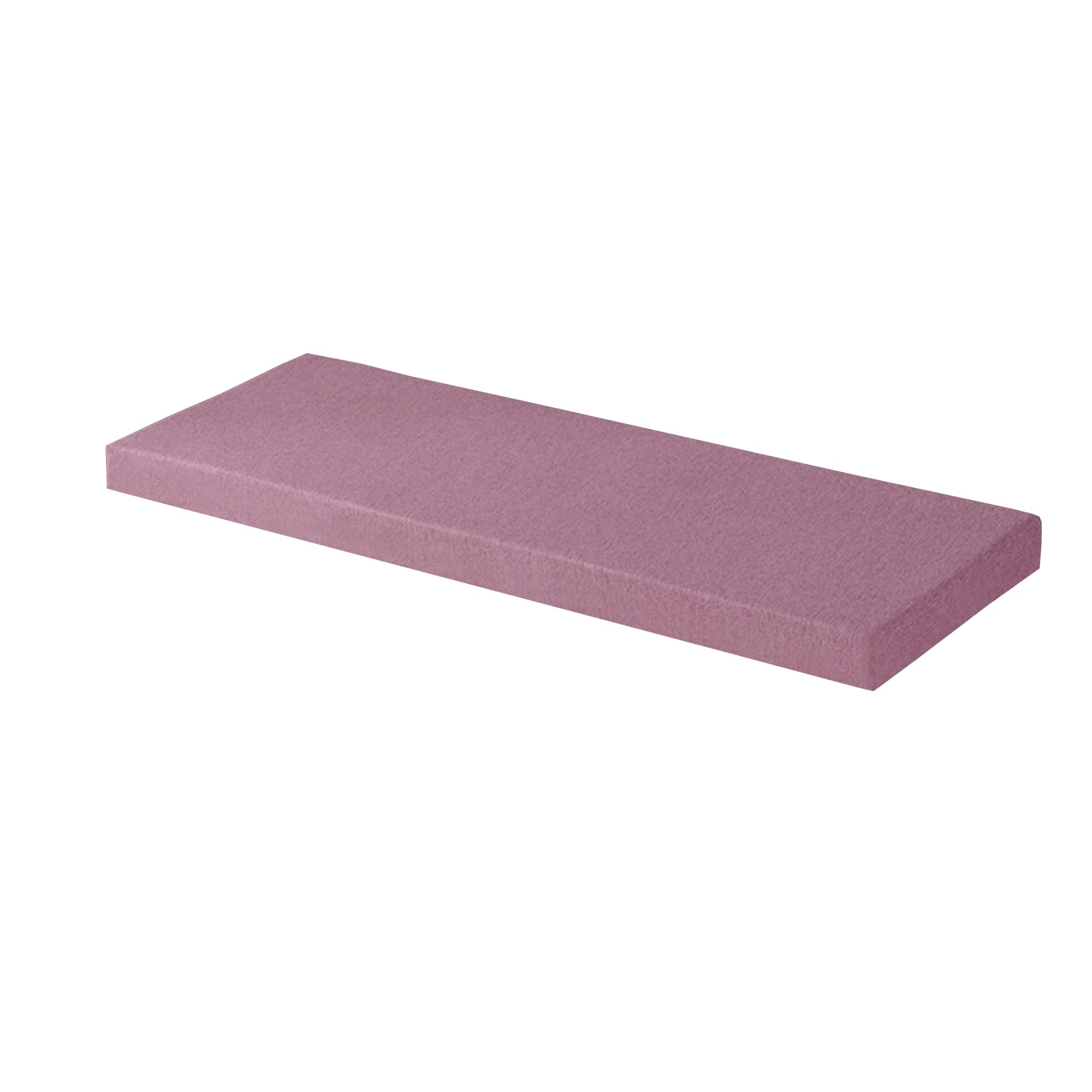 Pogrubione długie poduszki do siedzenia, ławka okienna sofa sofa poduszka na krzesło mata zdejmowany zestaw poduszek 2-3-osobowa do ogrodu huśtawka taras jadalnia, 220 x 40 x 5 cm, fioletowa