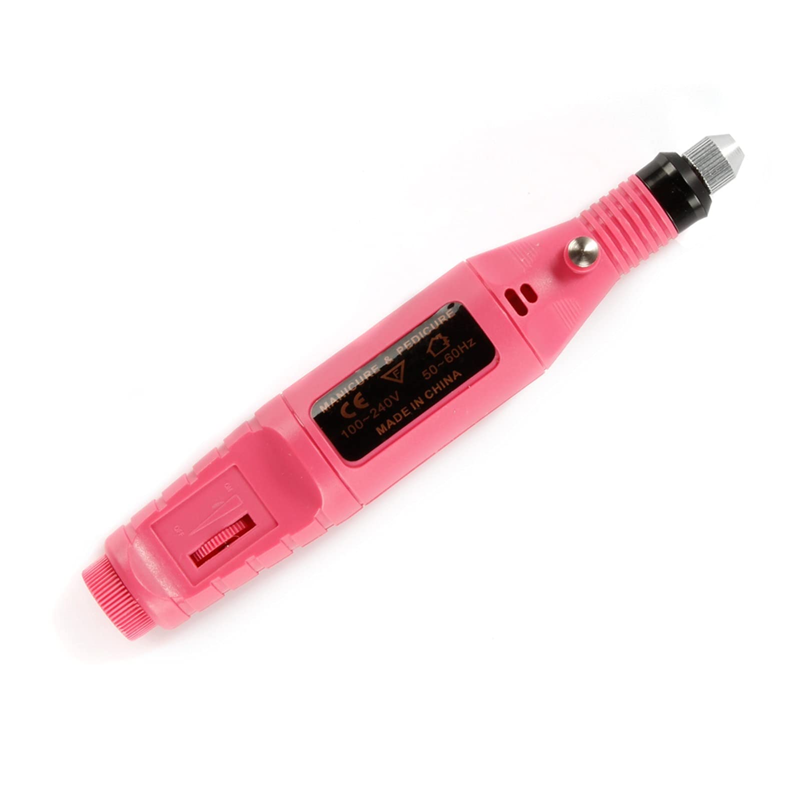 Máquina Perforadora de uñas Aparatos eléctricos para la manicura Nail Fresing bits de Brocas Set molienda Bandas Lijado Pedicure Polidura Máquina Pulido Kit(Pink 180)
