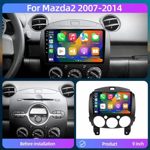 Radio coche 2 DIN soluciona la falta de Bluetooth en Mazda 2 6
