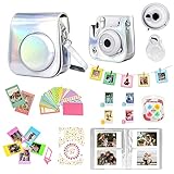 Picture of WOGOZAN Mini 11 Accessories for Fujifilm Instax Mini 11 Instant Camera Include Case, Color Filters, Photo Album, 2x3 Frames, Selfie Lens and Stickers (Magic Silver)(No Camera)