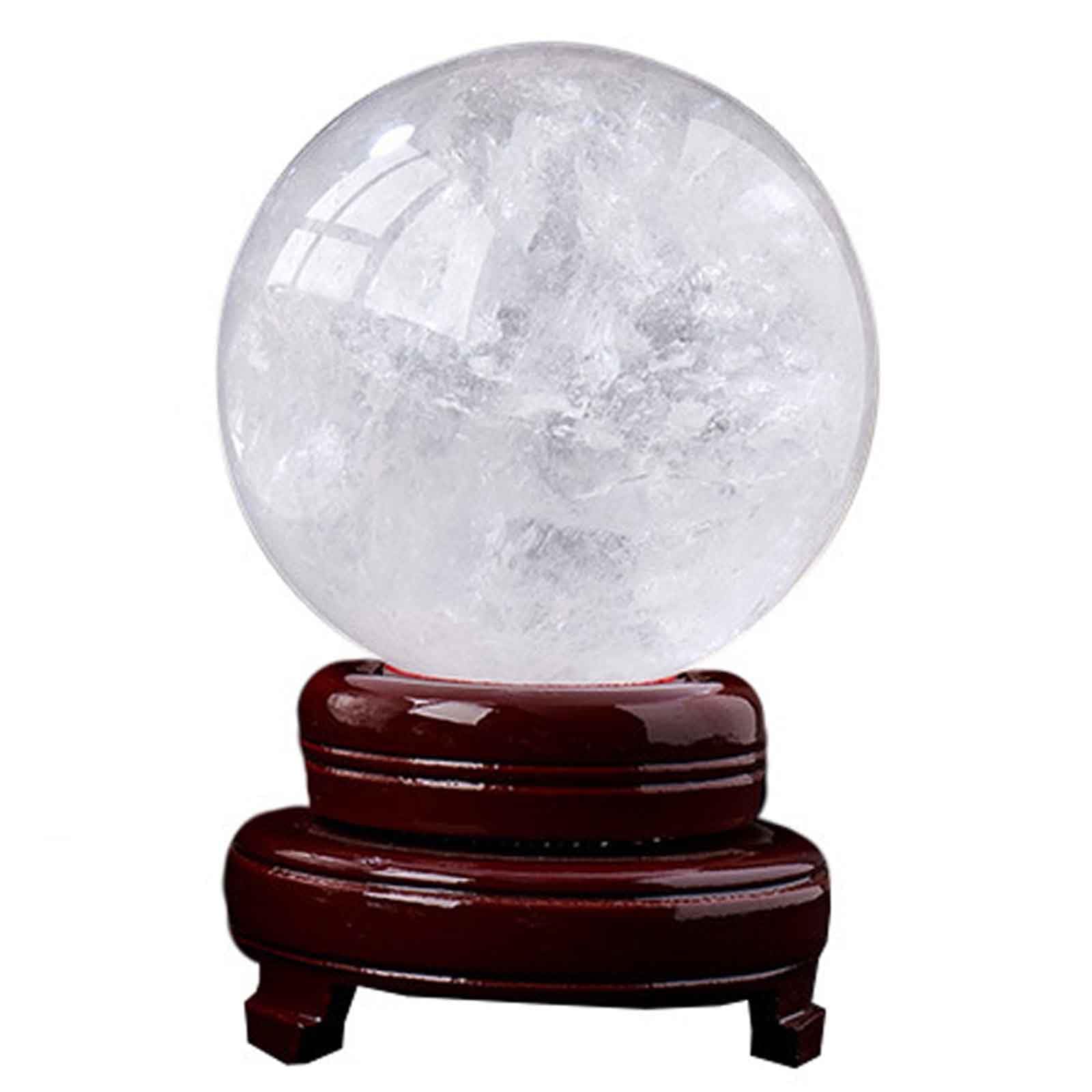 DFrywdgSEY crystal ball, Fortune Telling Healing Feng Shui Decoration Meditation Divination Good Luck Crystal(3.94in(10cm))