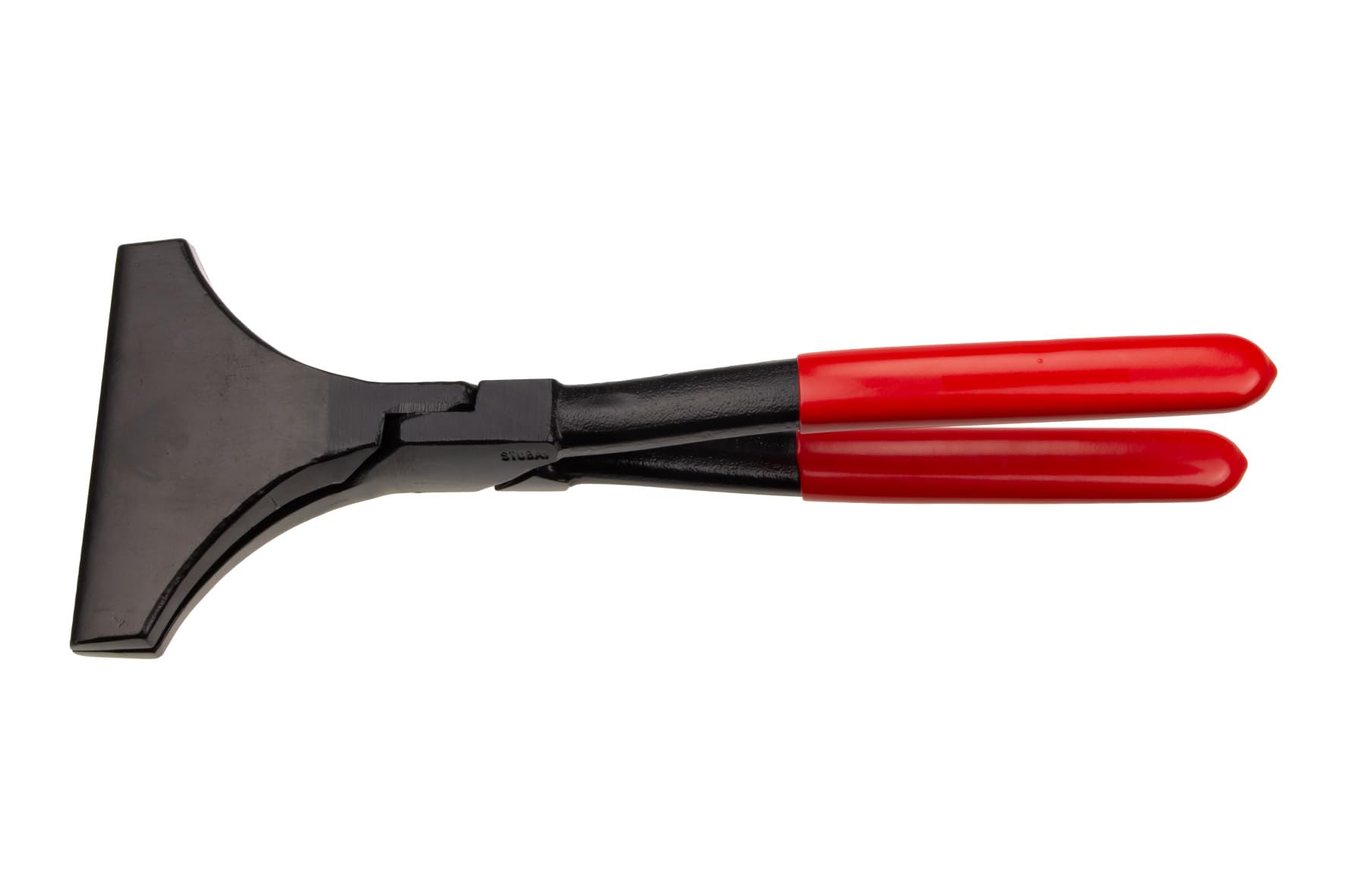 STUBAI 283110 Breitfalzzange gerade, 100 mm Arbeitsbreite | Spezialfalzzange für Stehfälze, vergütete Backen, ergonomische Schenkel