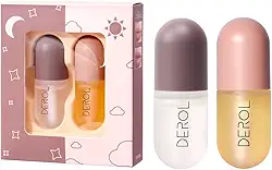 Conjunto de volume labial, melhor volume de lábios, sérum natural para cuidados com os lábios, derol volume labial, realçador de lábios para mais cheio, enchimento de lábios, lindo preenchimento, hidratante e reduz linhas finas