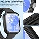 Tuocal 2 Stück Hülle für Huawei Watch Fit 3 Schutzhülle, Flexibles TPU Displayschutz Case 360° Rundum Kratzfest Abdeckung Ultradünne Schutz Gehäuse für Huawei Watch Fit 3