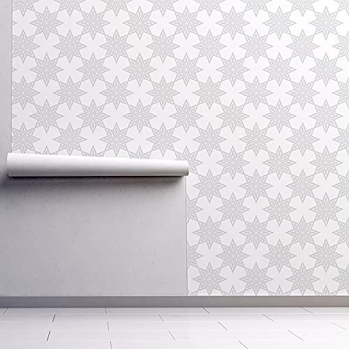 Papier peint Fleur d'étoiles pour masquer les défauts des meubles
