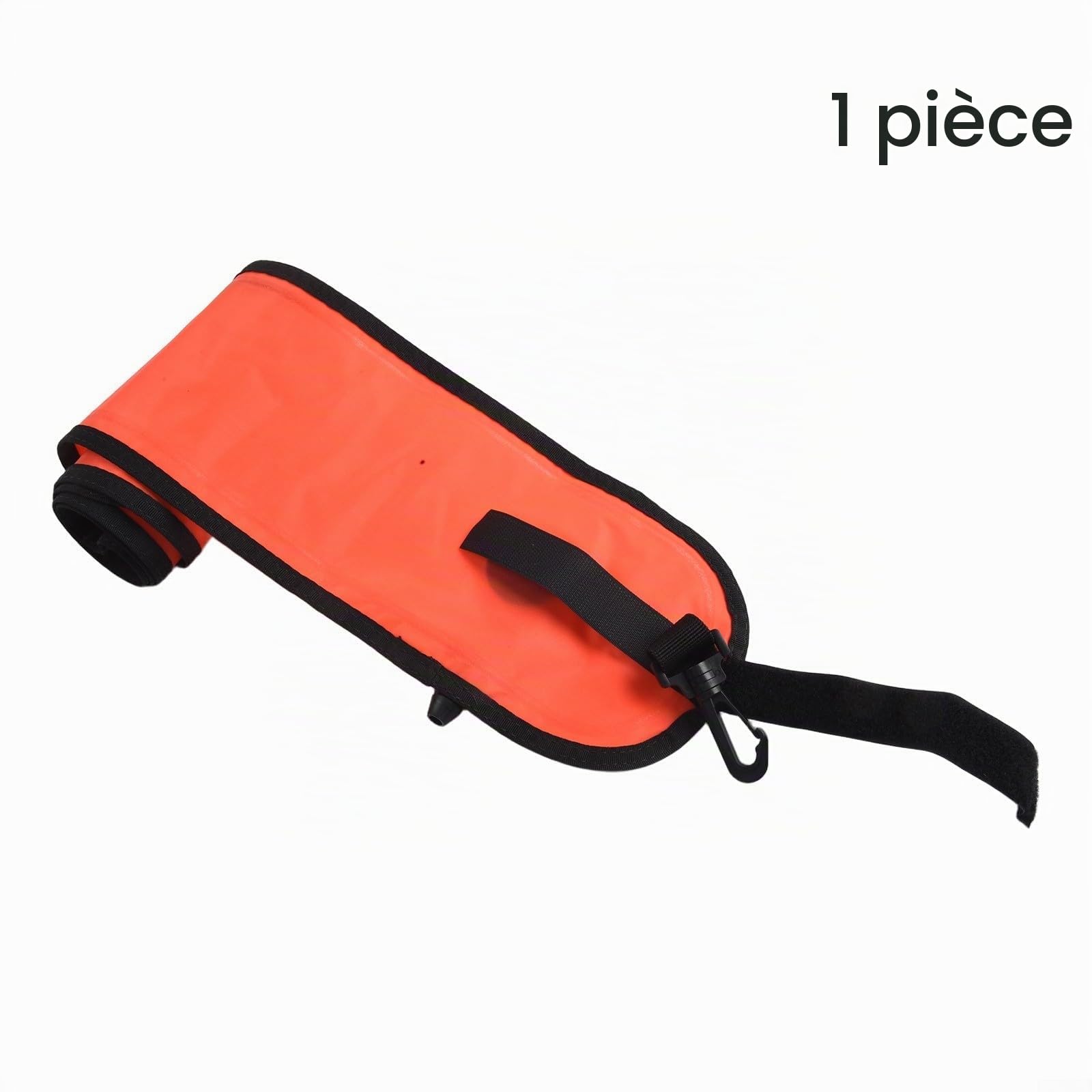 Bouée de plongée gonflable pour la plongée - 112 x 13 cm - Orange - Signal de sécurité sous-marin - Accessoire de plongée - Équipement de plongée - Pêche à la lance