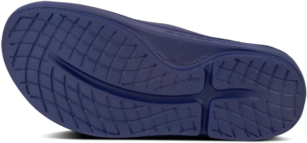 OOFOS OOahh Recovery Slide, Midnight Navy - Women’s Size 10, Men’s Size 8 - Image 6